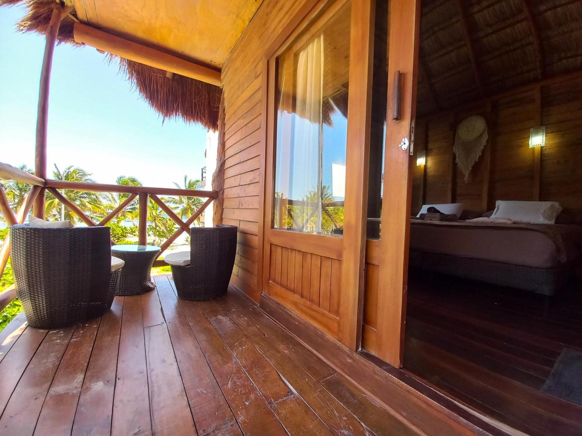 Palmeras De Mahahual Cabanas Quarto foto
