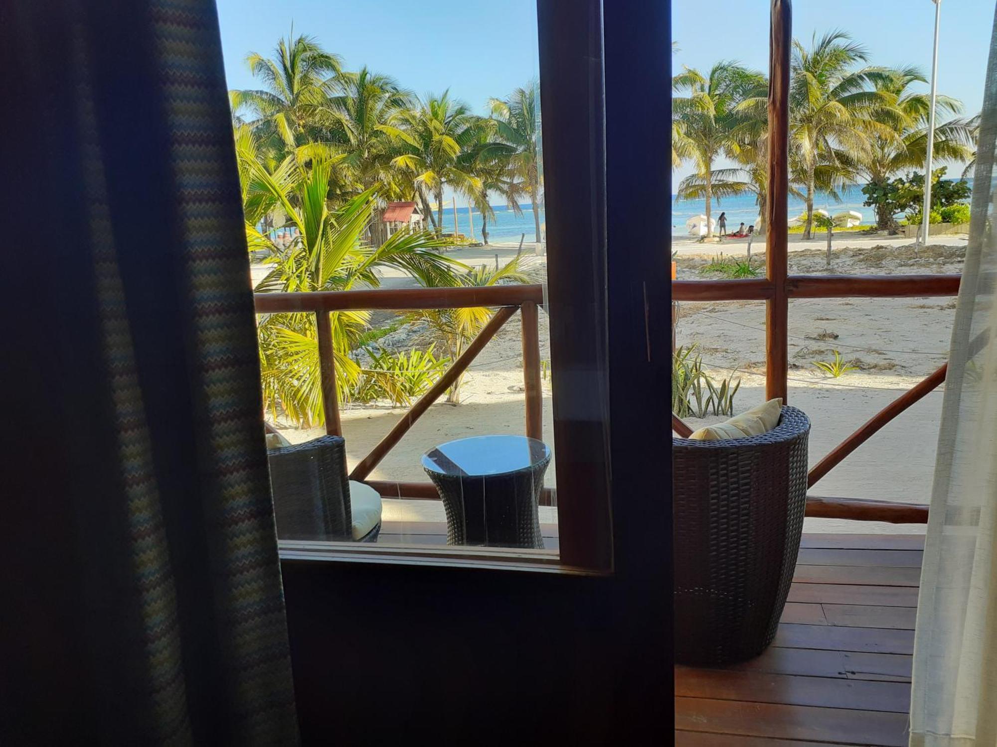 Palmeras De Mahahual Cabanas Quarto foto