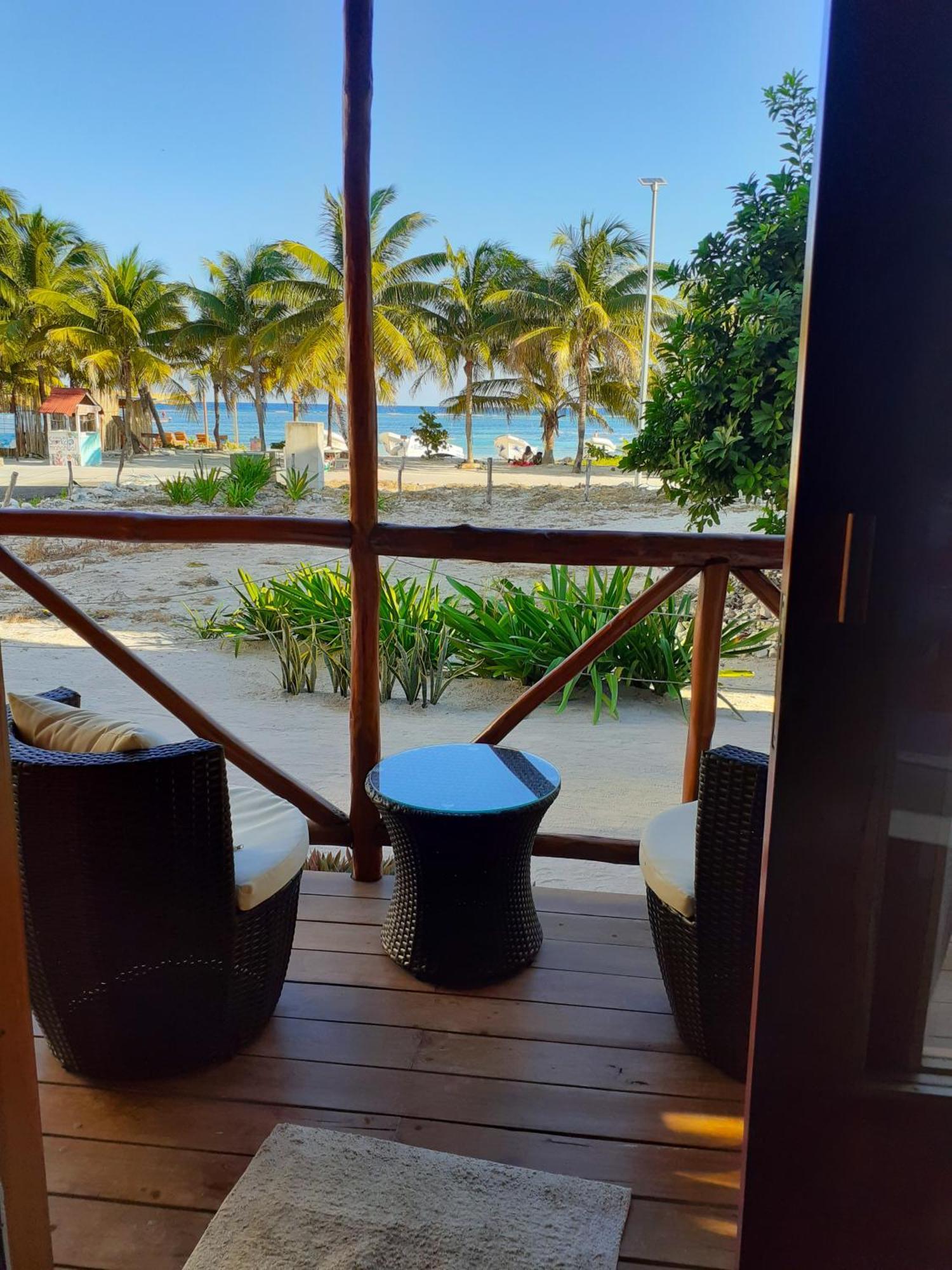 Palmeras De Mahahual Cabanas Quarto foto