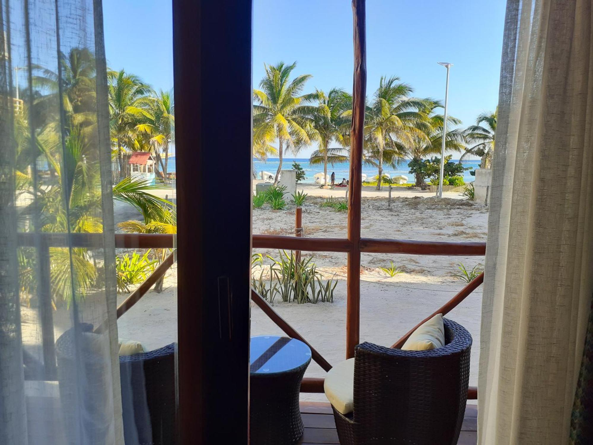 Palmeras De Mahahual Cabanas Quarto foto