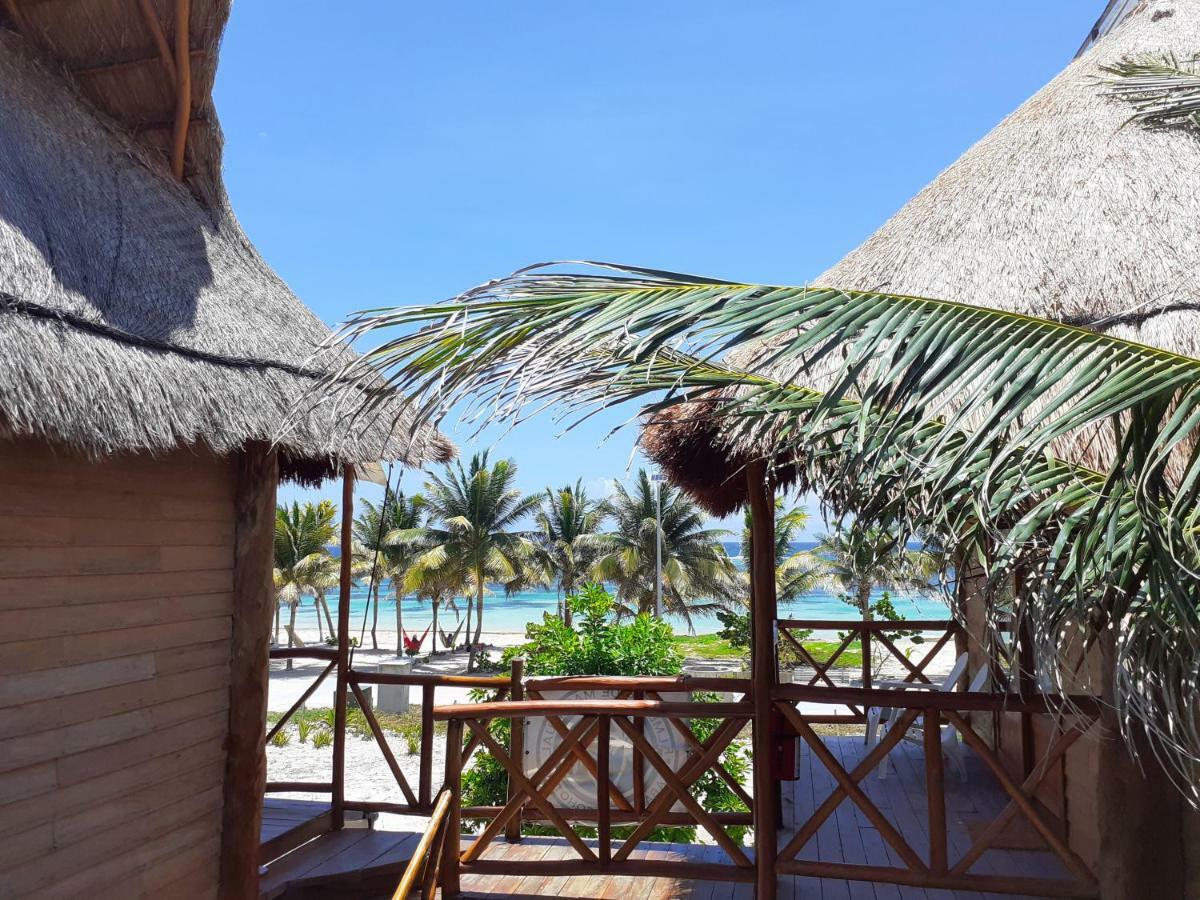 Palmeras De Mahahual Cabanas Exterior foto
